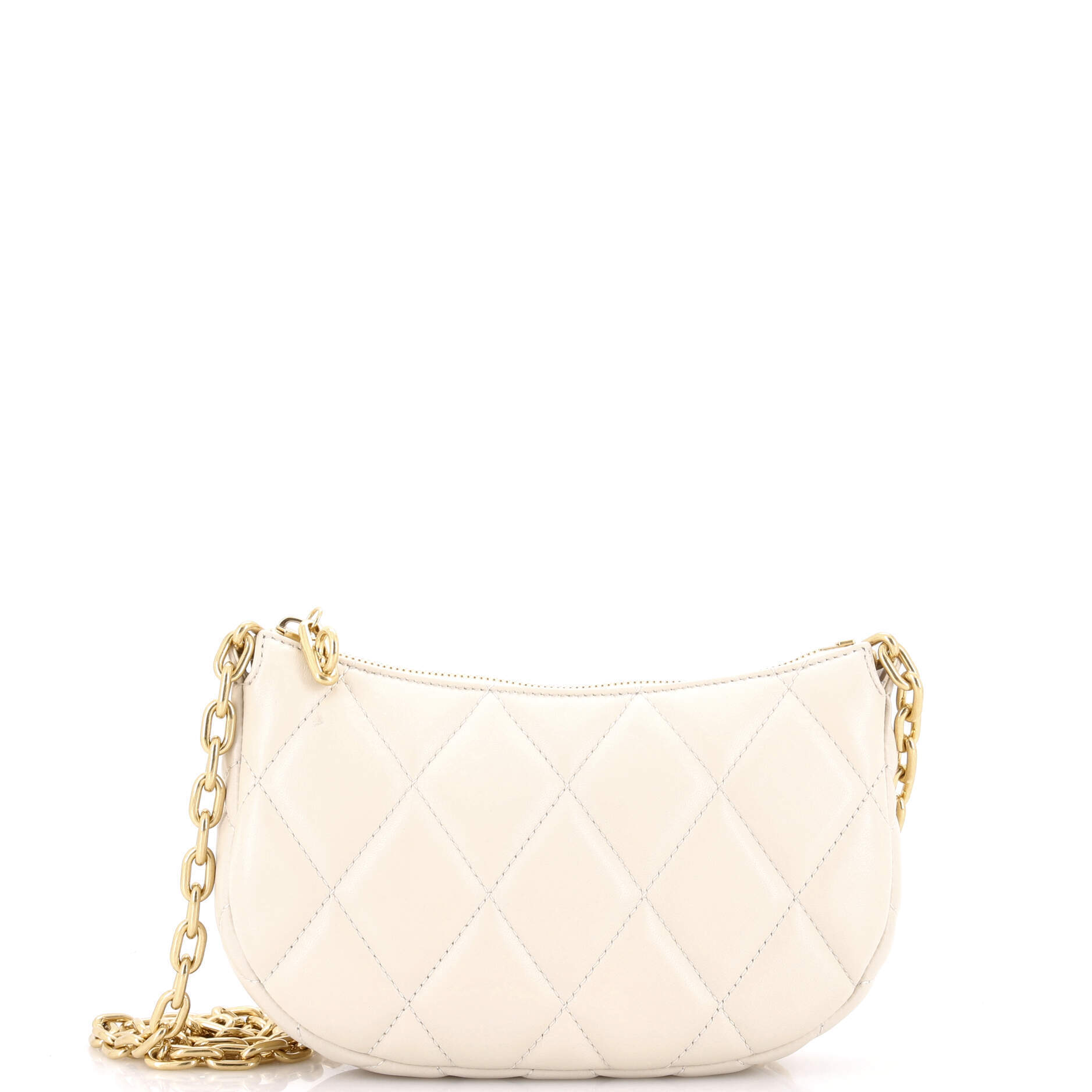 Burberry Mini Rocking Horse Chain Pouch Quilted Leather